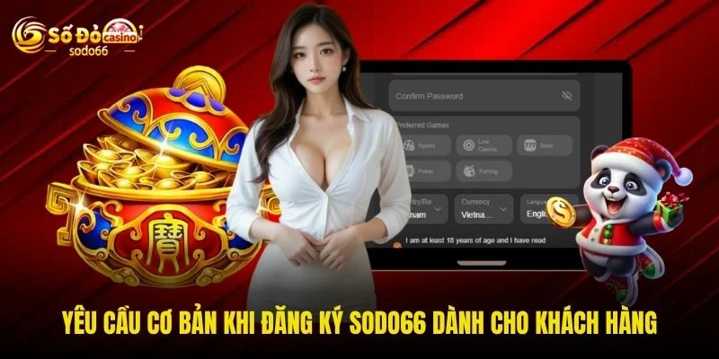Yêu cầu cơ bản khi đăng ký SODO66 dành cho khách hàng
